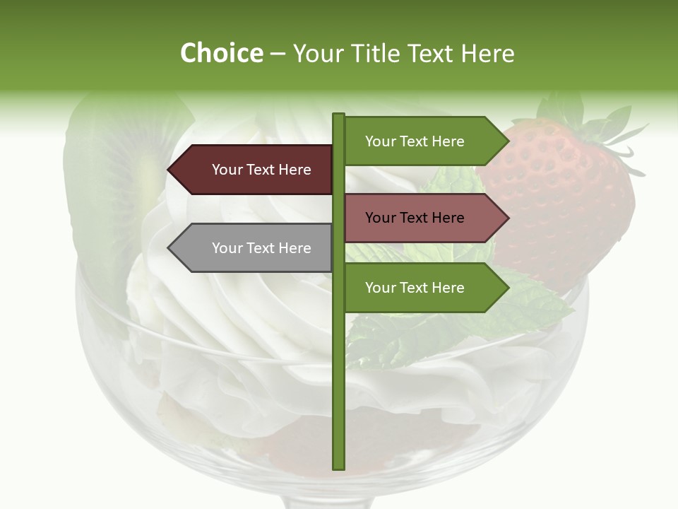 High Gourmet Isolated PowerPoint Template