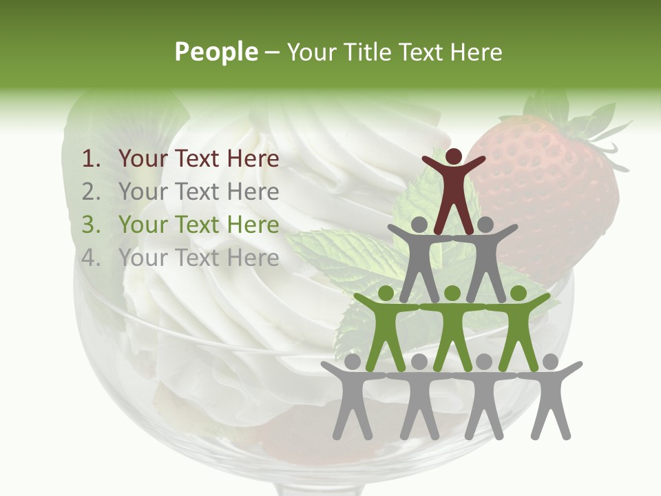 High Gourmet Isolated PowerPoint Template