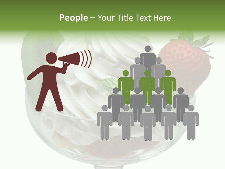 High Gourmet Isolated PowerPoint Template