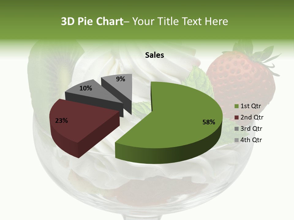 High Gourmet Isolated PowerPoint Template