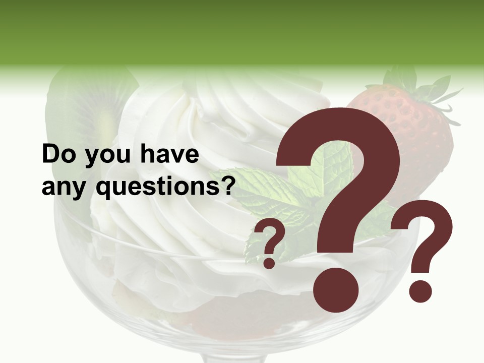 High Gourmet Isolated PowerPoint Template