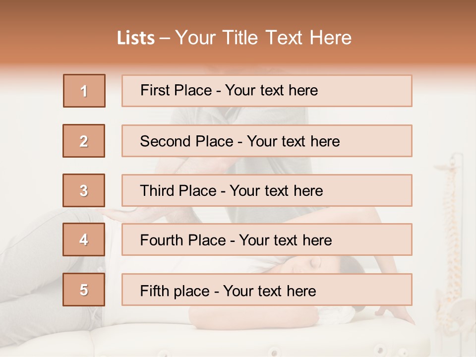 Health Years Hands PowerPoint Template