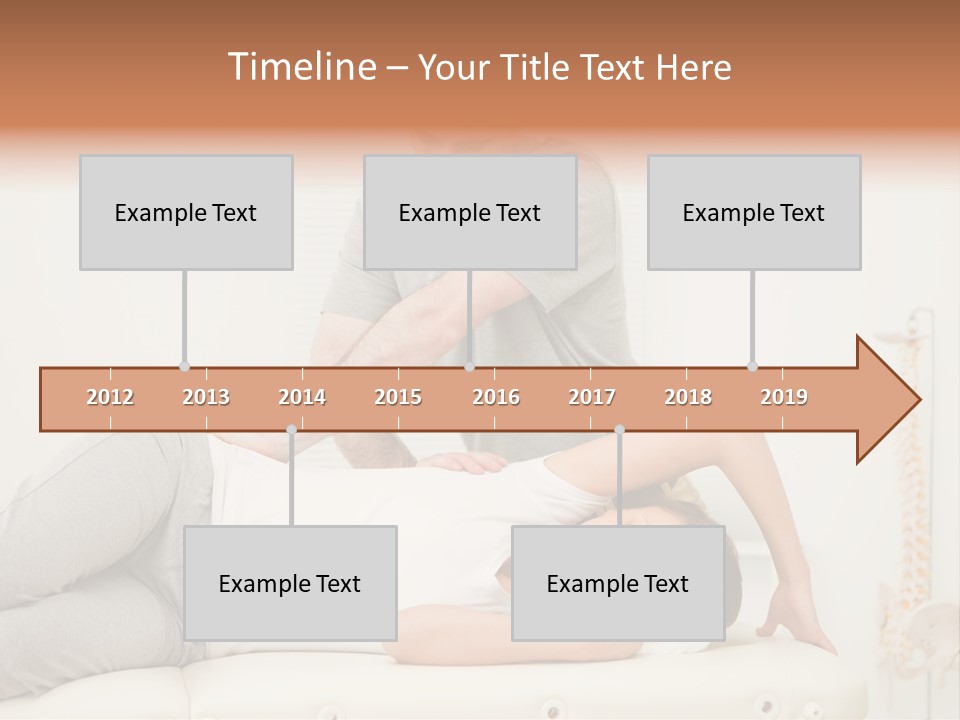 Health Years Hands PowerPoint Template