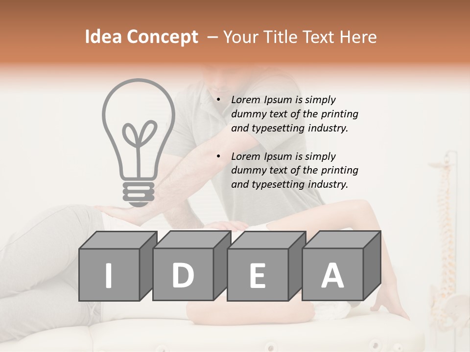 Health Years Hands PowerPoint Template