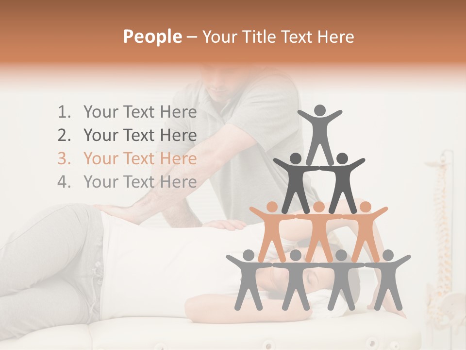 Health Years Hands PowerPoint Template