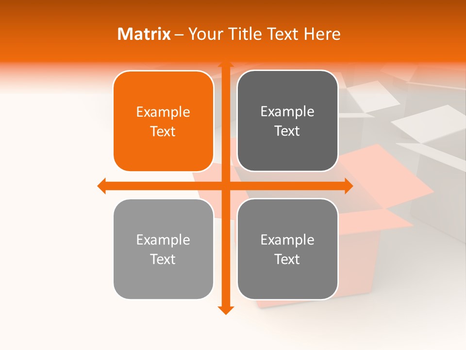 White Packaging Send PowerPoint Template