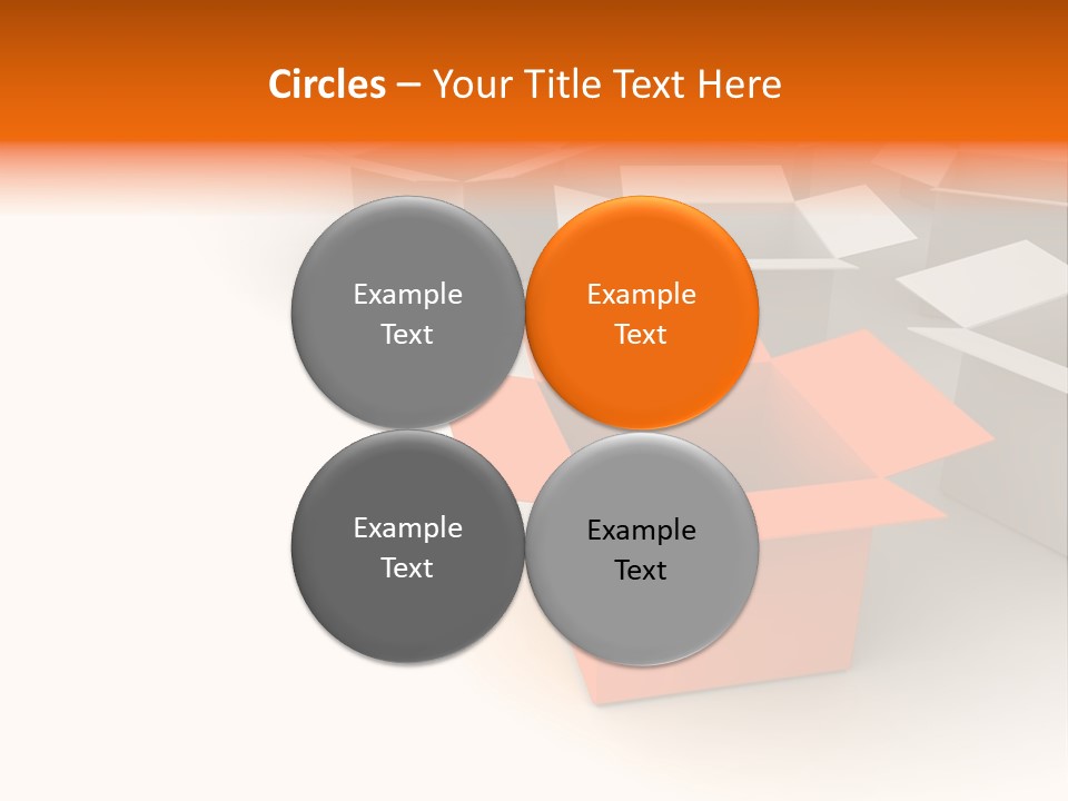 White Packaging Send PowerPoint Template