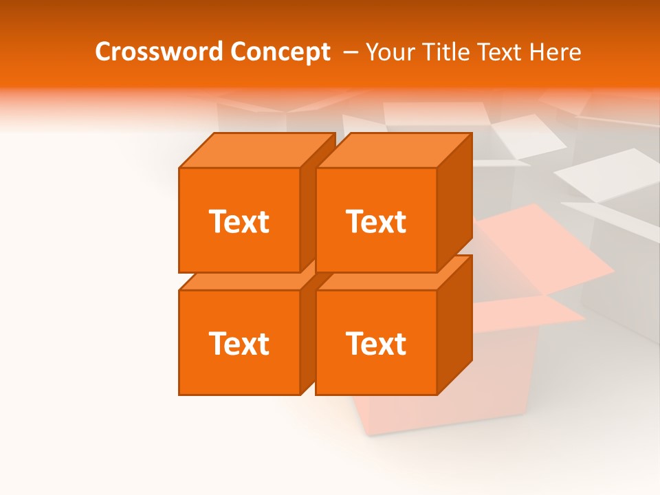 White Packaging Send PowerPoint Template