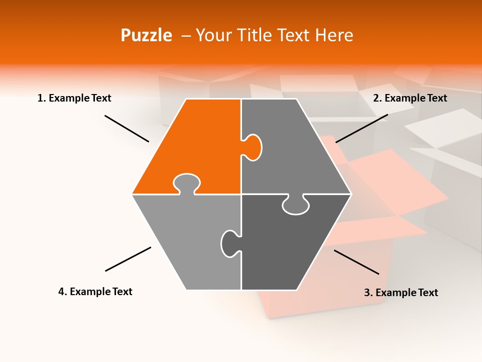 White Packaging Send PowerPoint Template