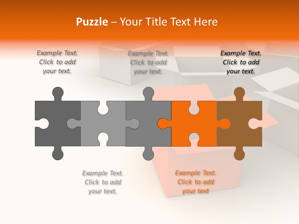 White Packaging Send PowerPoint Template