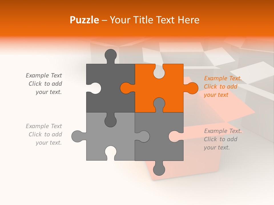 White Packaging Send PowerPoint Template