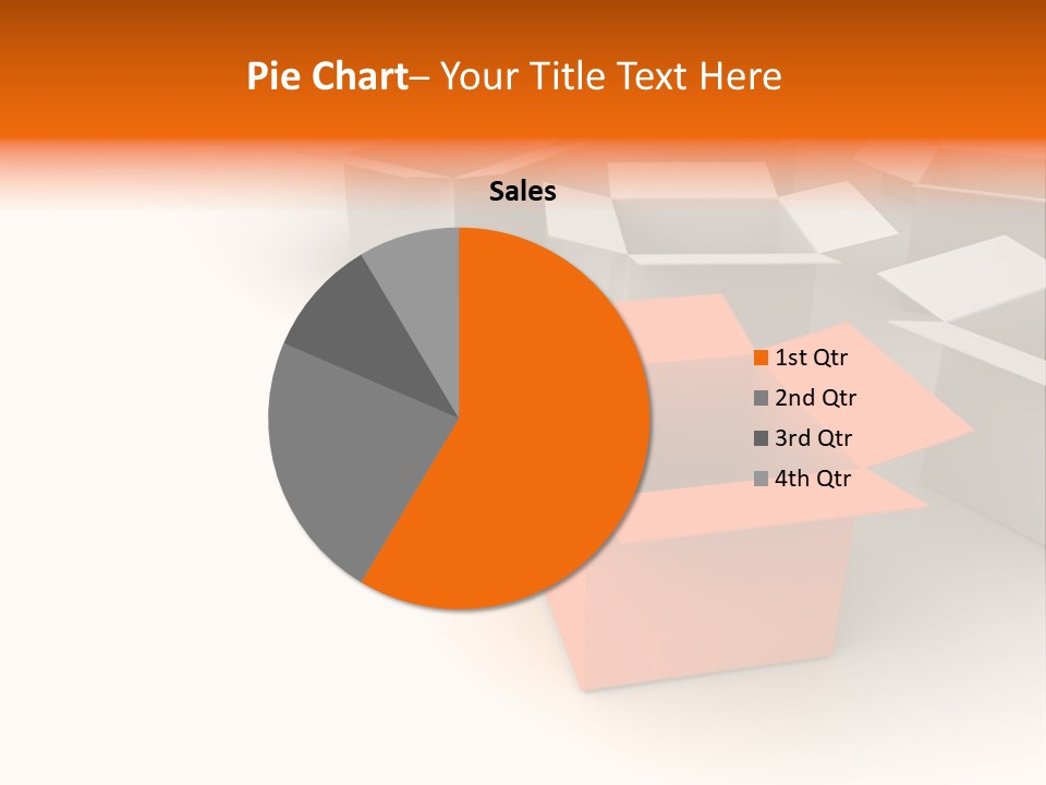 White Packaging Send PowerPoint Template