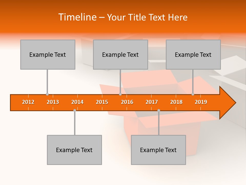White Packaging Send PowerPoint Template