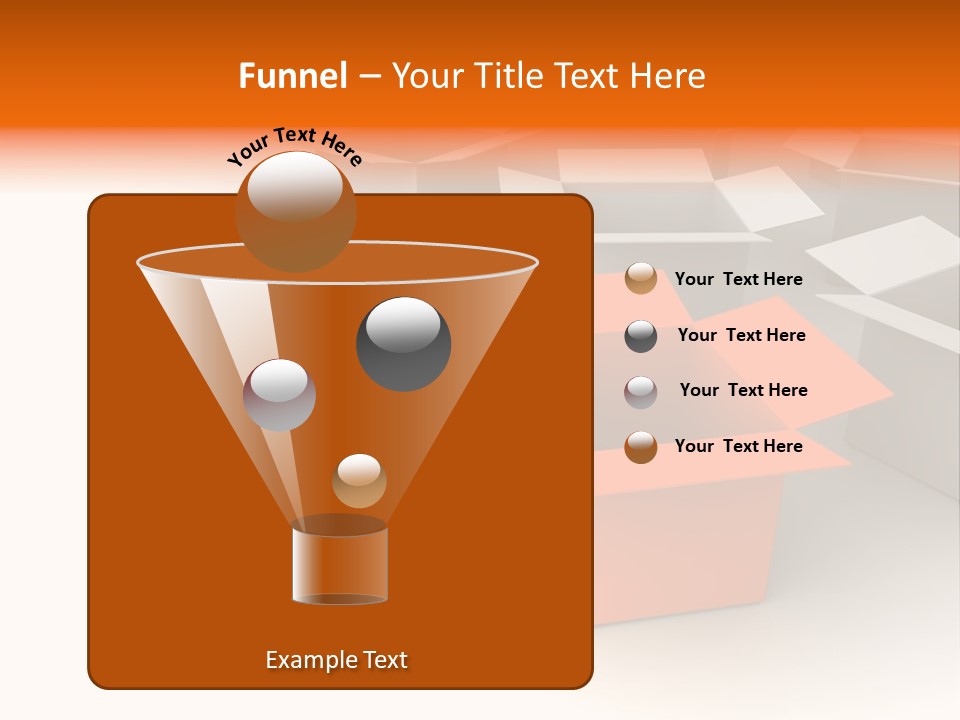 White Packaging Send PowerPoint Template