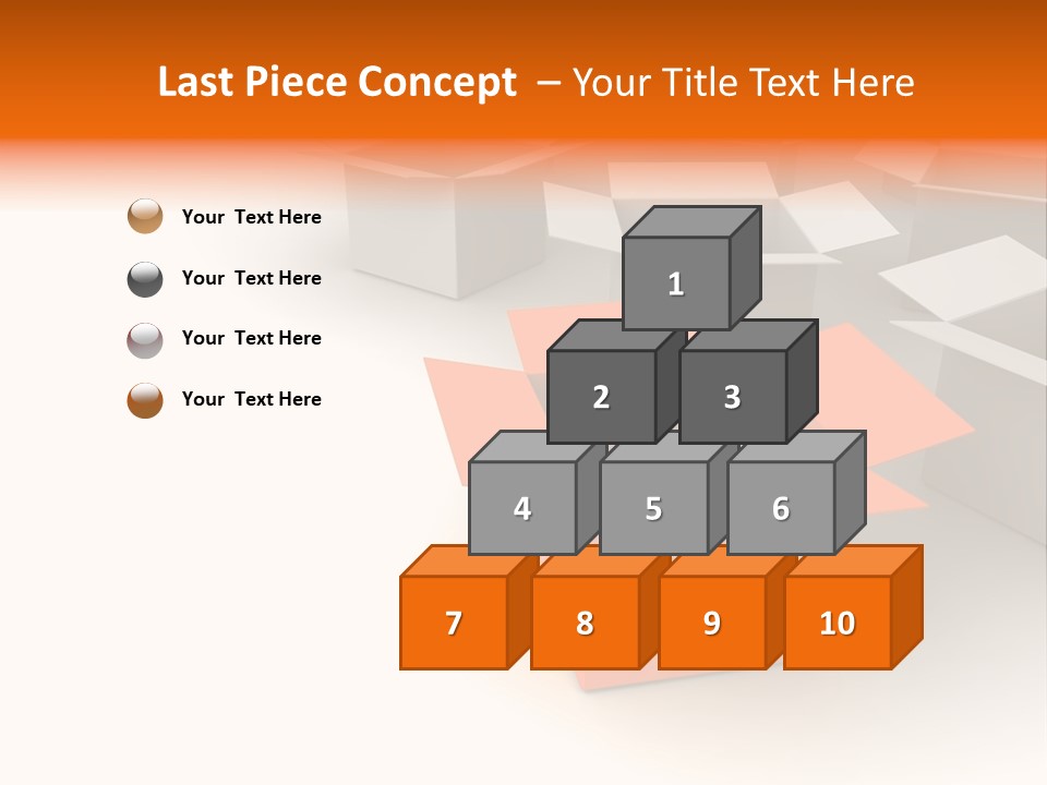 White Packaging Send PowerPoint Template