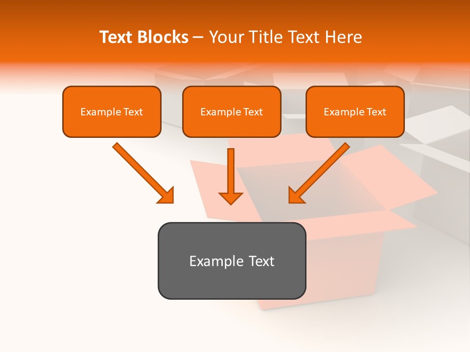 White Packaging Send PowerPoint Template