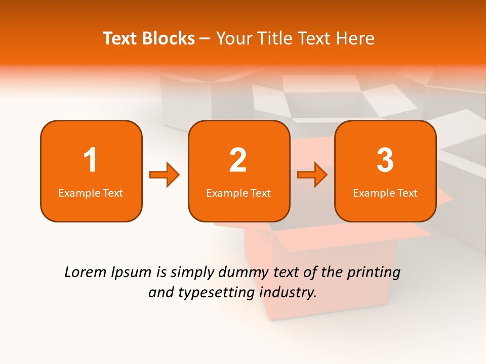 White Packaging Send PowerPoint Template