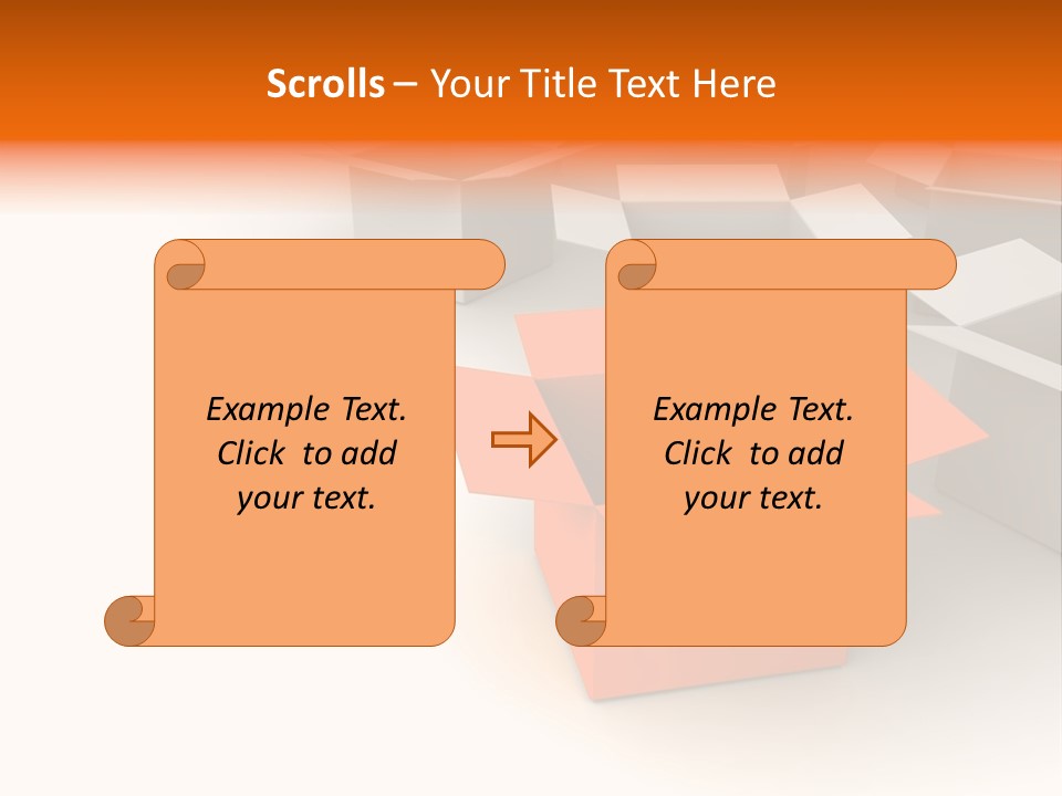 White Packaging Send PowerPoint Template