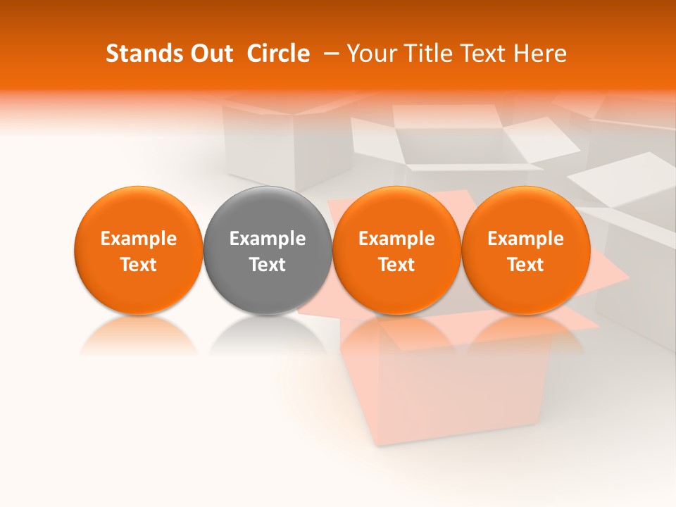 White Packaging Send PowerPoint Template