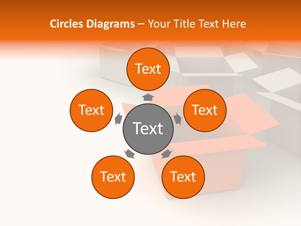 White Packaging Send PowerPoint Template