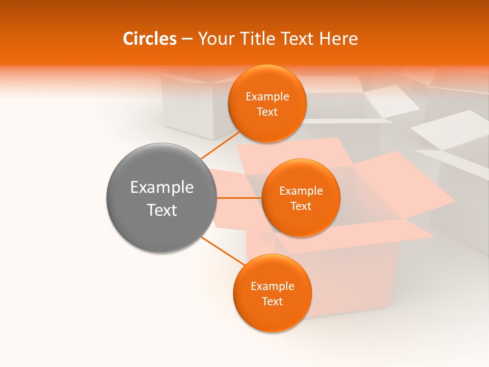 White Packaging Send PowerPoint Template