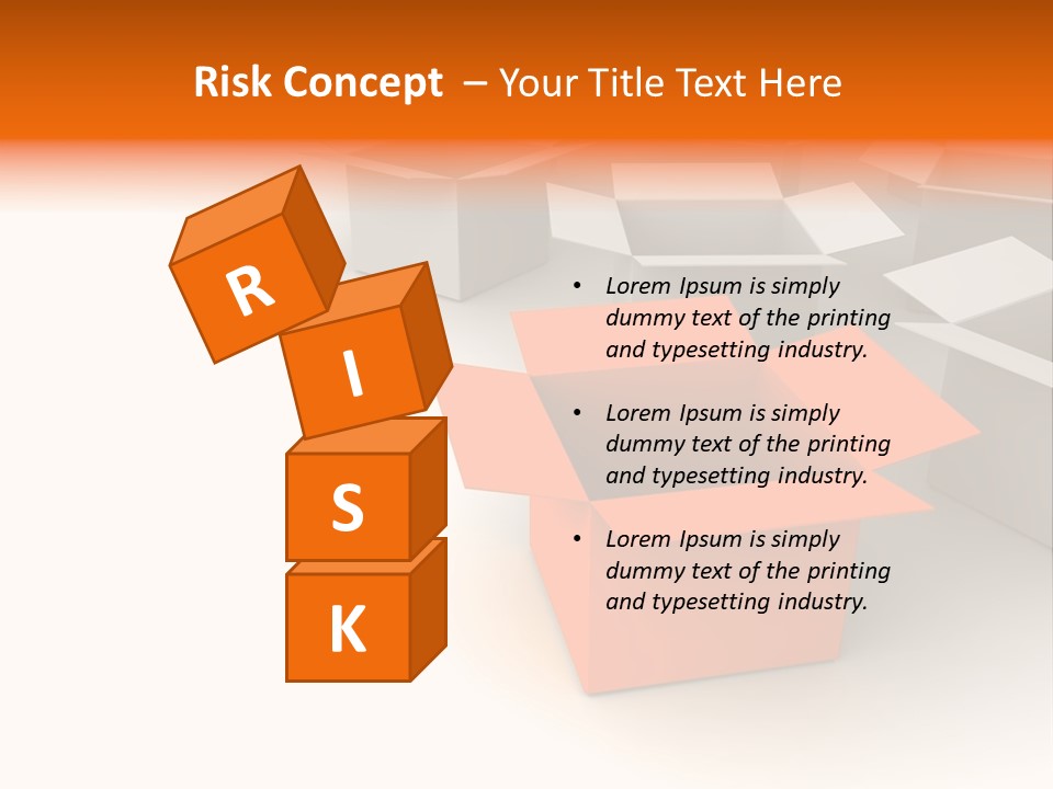 White Packaging Send PowerPoint Template