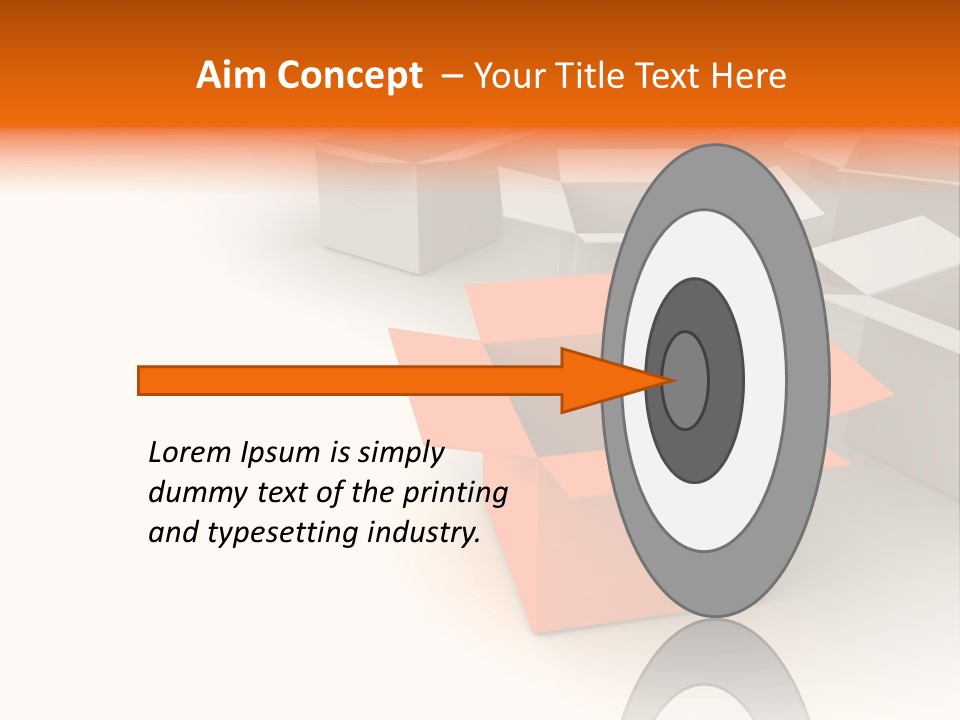 White Packaging Send PowerPoint Template