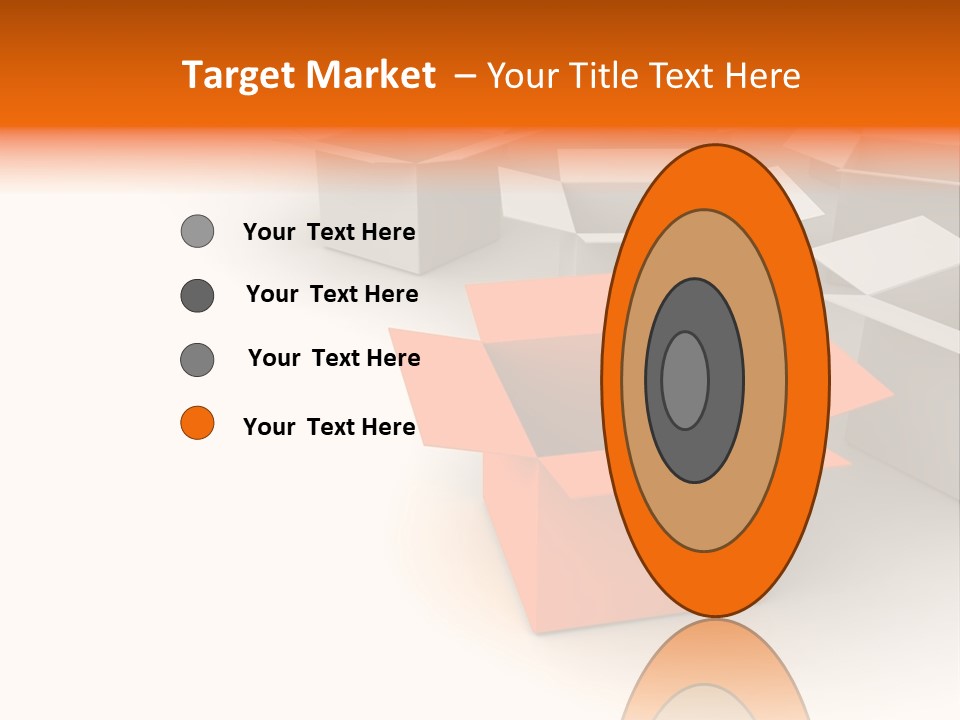 White Packaging Send PowerPoint Template