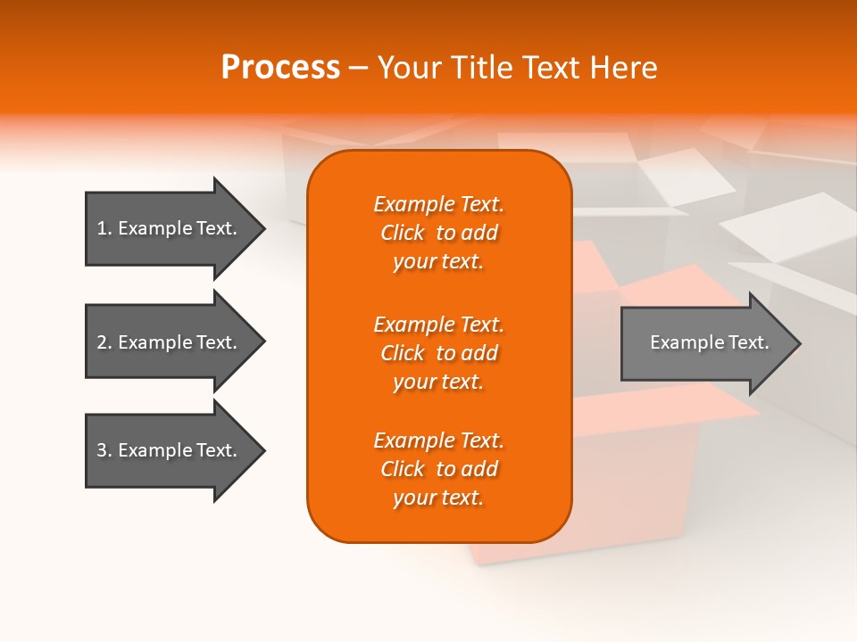 White Packaging Send PowerPoint Template