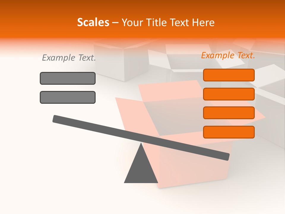 White Packaging Send PowerPoint Template