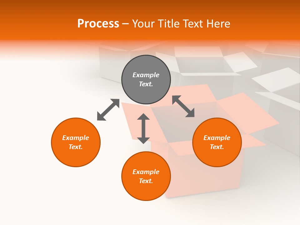 White Packaging Send PowerPoint Template