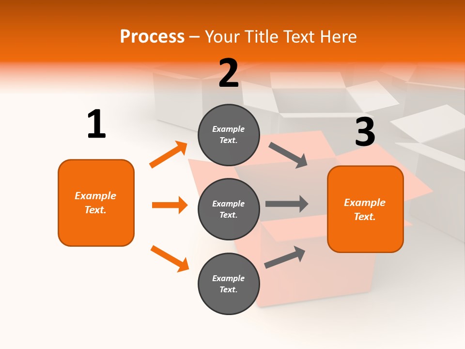 White Packaging Send PowerPoint Template