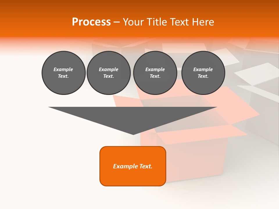 White Packaging Send PowerPoint Template