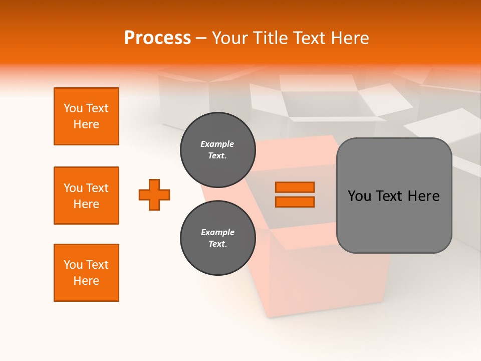 White Packaging Send PowerPoint Template