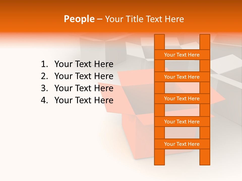 White Packaging Send PowerPoint Template