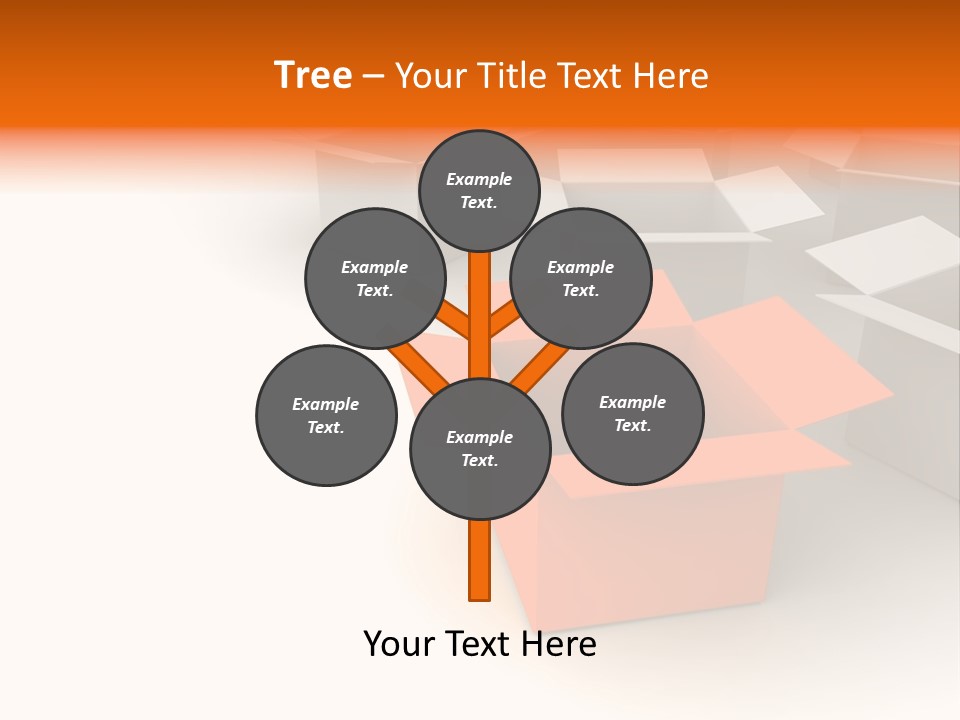 White Packaging Send PowerPoint Template