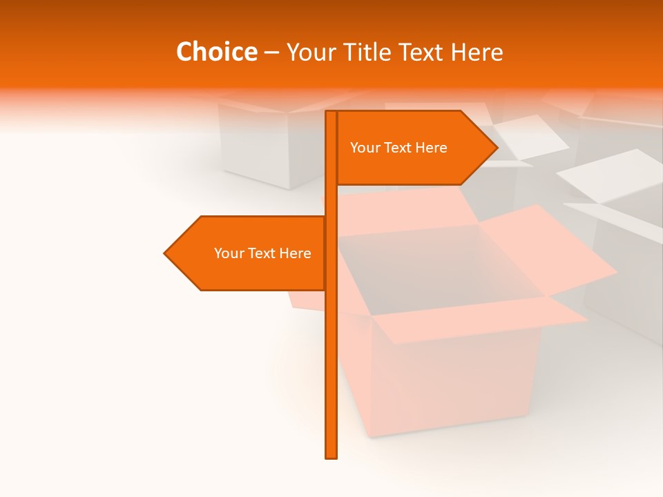 White Packaging Send PowerPoint Template