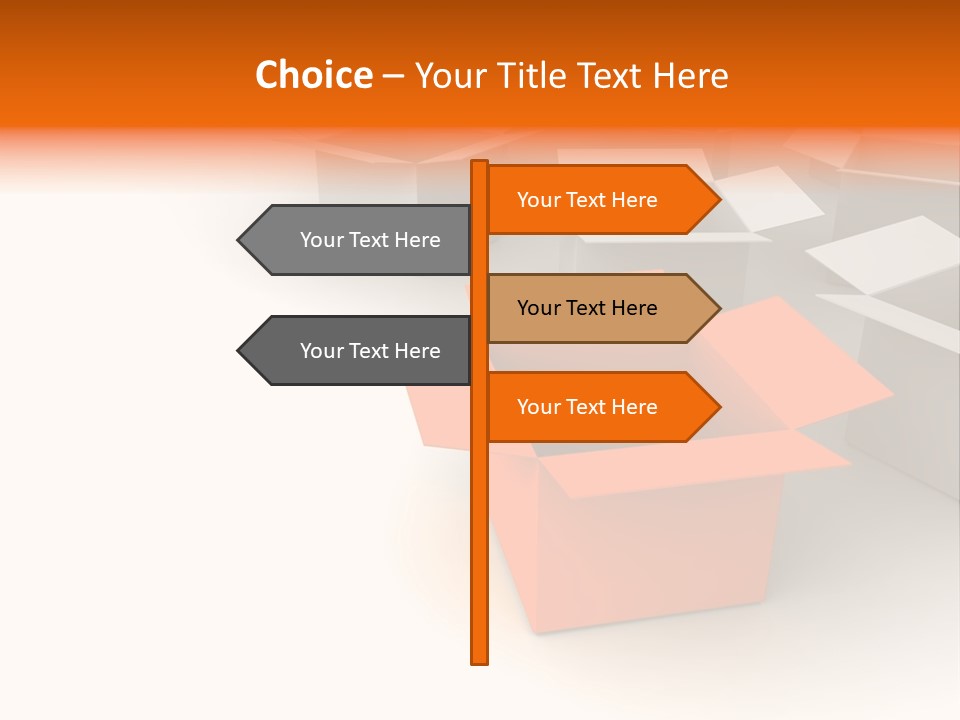 White Packaging Send PowerPoint Template