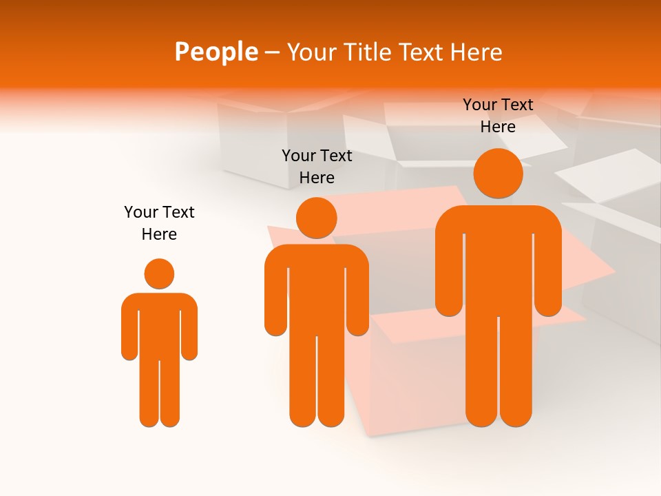 White Packaging Send PowerPoint Template