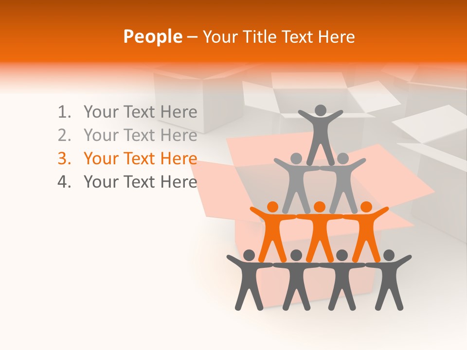 White Packaging Send PowerPoint Template