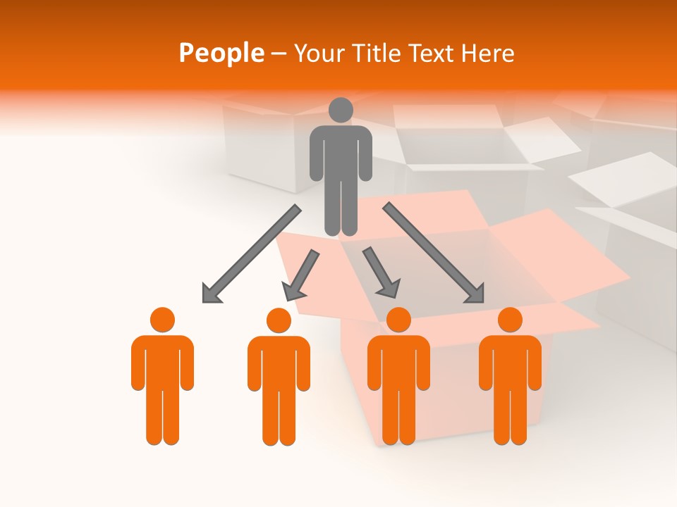 White Packaging Send PowerPoint Template