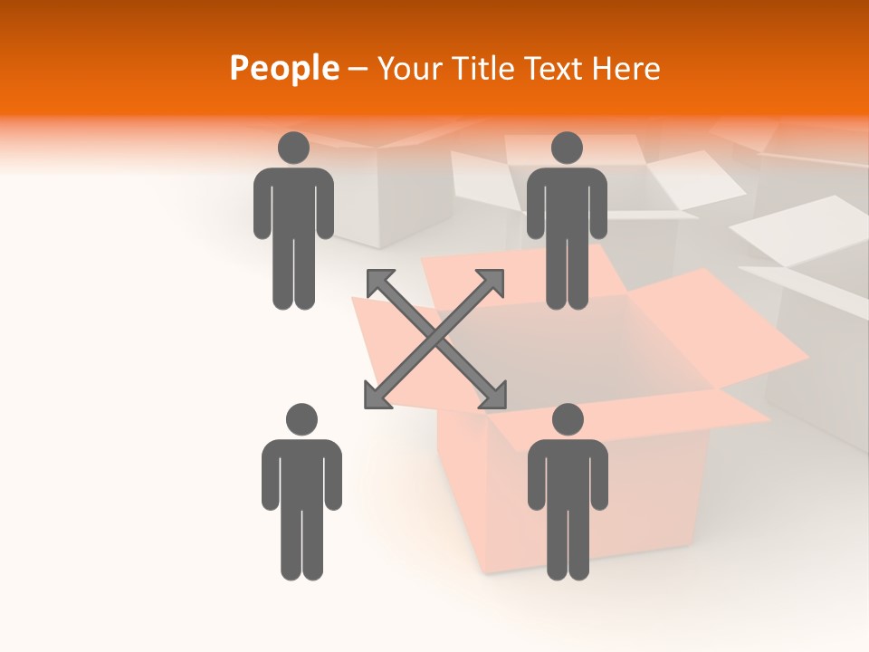 White Packaging Send PowerPoint Template