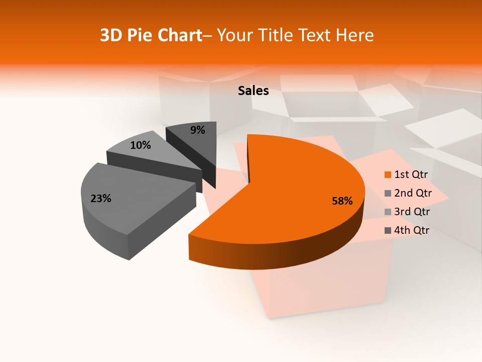 White Packaging Send PowerPoint Template
