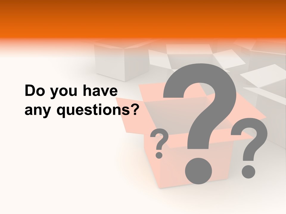 White Packaging Send PowerPoint Template