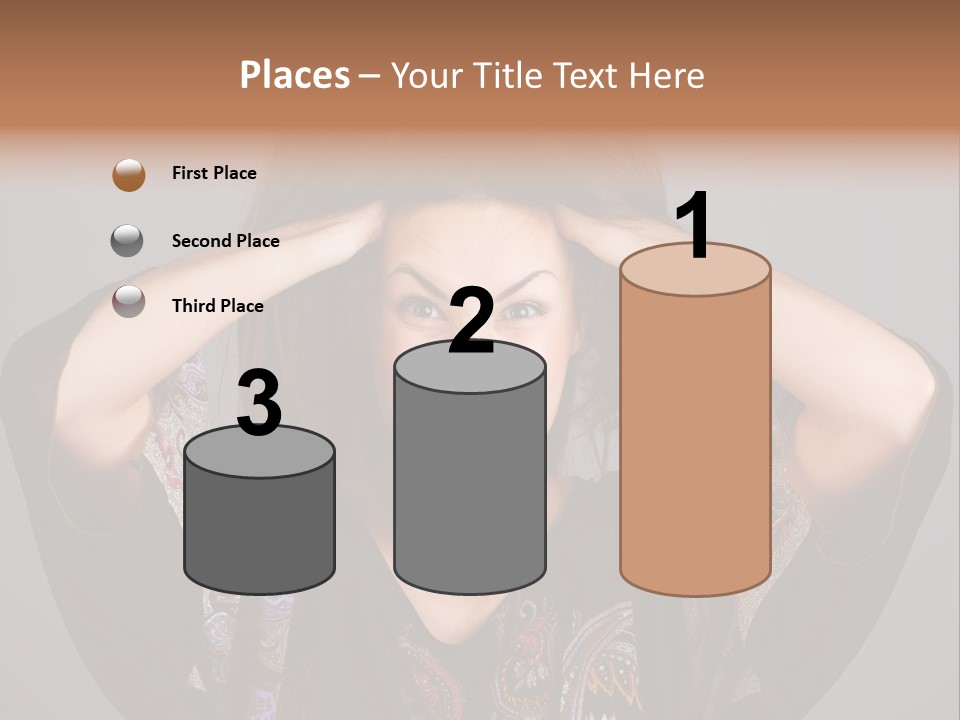 Crazy Pulling Stress PowerPoint Template