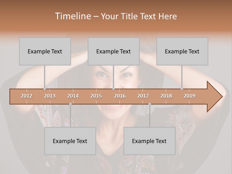 Crazy Pulling Stress PowerPoint Template