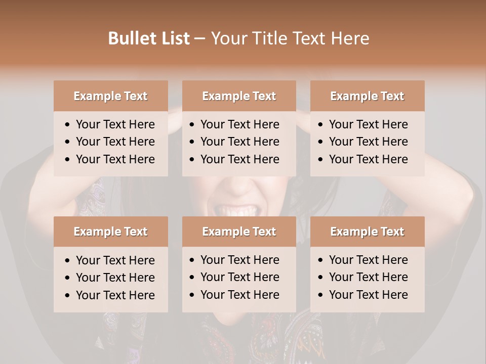 Crazy Pulling Stress PowerPoint Template