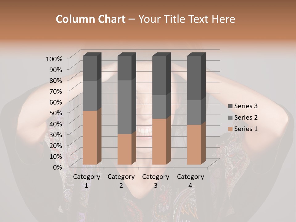 Crazy Pulling Stress PowerPoint Template