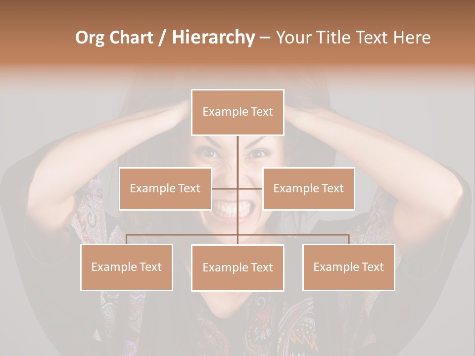 Crazy Pulling Stress PowerPoint Template