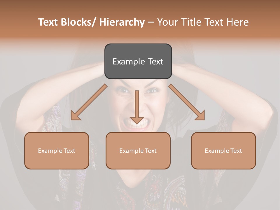 Crazy Pulling Stress PowerPoint Template
